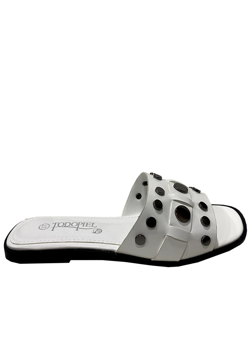 SANDALIAS MUJER TODOPIEL ECOCUERO ZAY58 WHITE CHAROL - 1