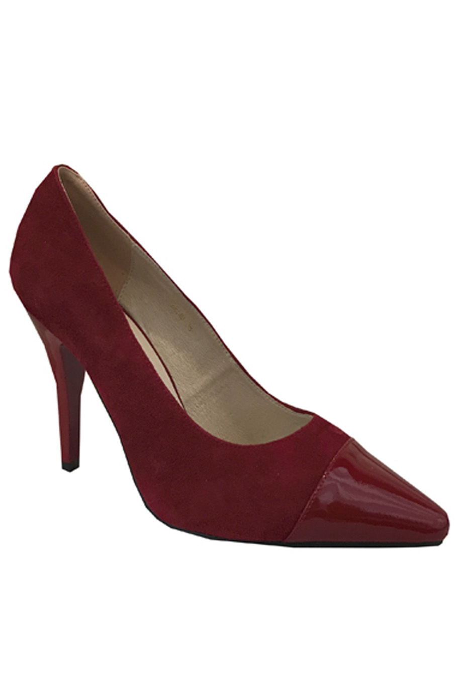 ZAPATO REINA GAMUZA ZAT49 ROJO - 2