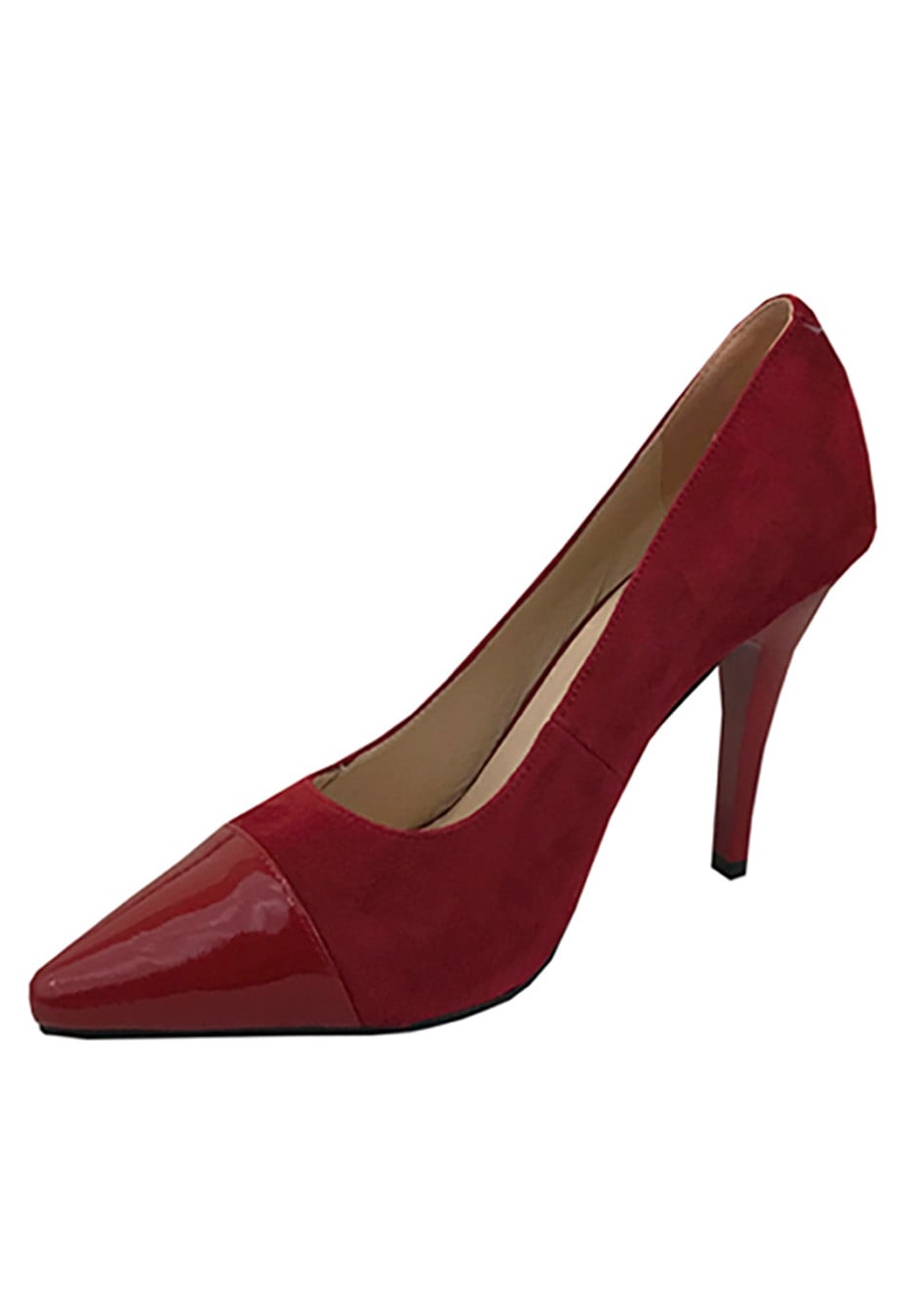 ZAPATO REINA GAMUZA ZAT49 ROJO - 3