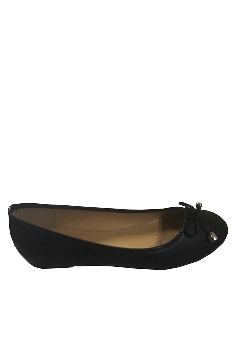 BALLERINA ECOCUERO ZAS58 NEGRO - 1
