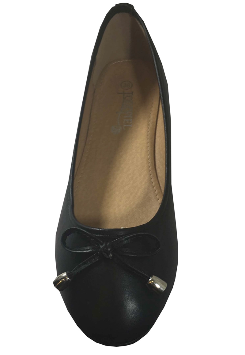 BALLERINA ECOCUERO ZAS58 NEGRO - 2