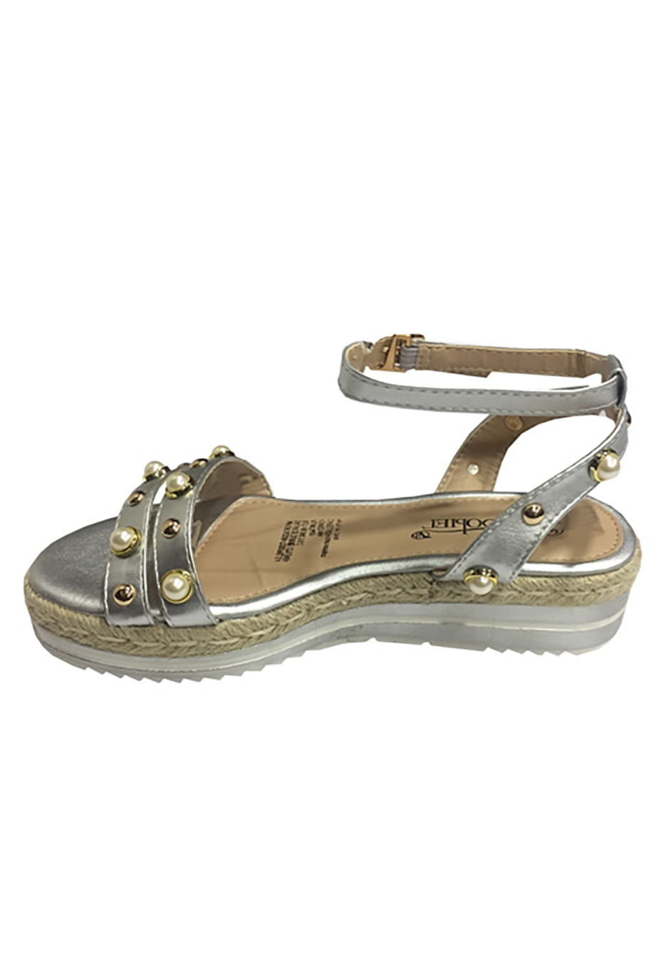 SANDALIAS MUJER TODOPIEL PLATA ECOCUERO ZAV99 - 5