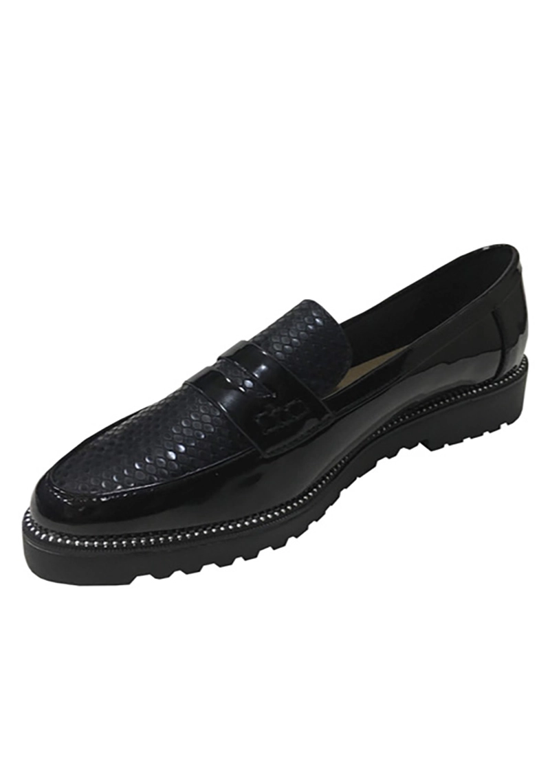 MOCASIN ECOCUERO ZAW67 SNAKE NEGRO - 4