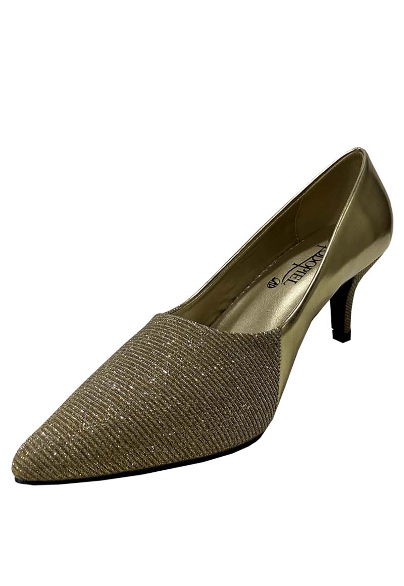 ZAPATO REINA ECOCUERO ZAU36 DORADO - 4