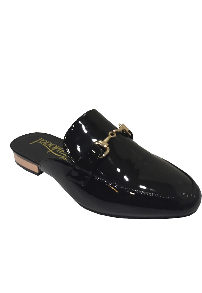 MULES ECOCUERO ZAU02 NEGRO - 2