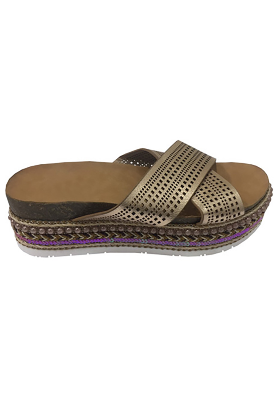 SANDALIAS MUJER TODOPIEL BRONCE ECOCUERO ZAV91