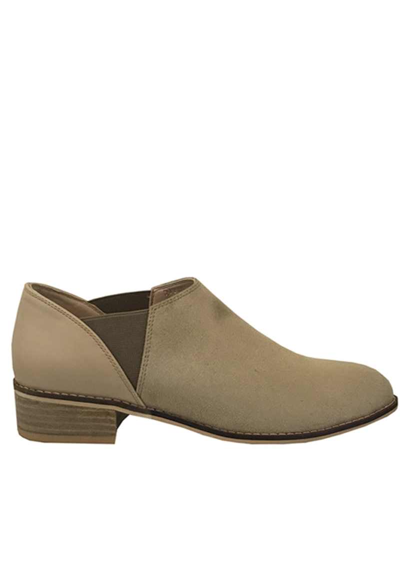 ZAPATO GAMUZA ECOLOGICA ZAT46 BEIGE - 1