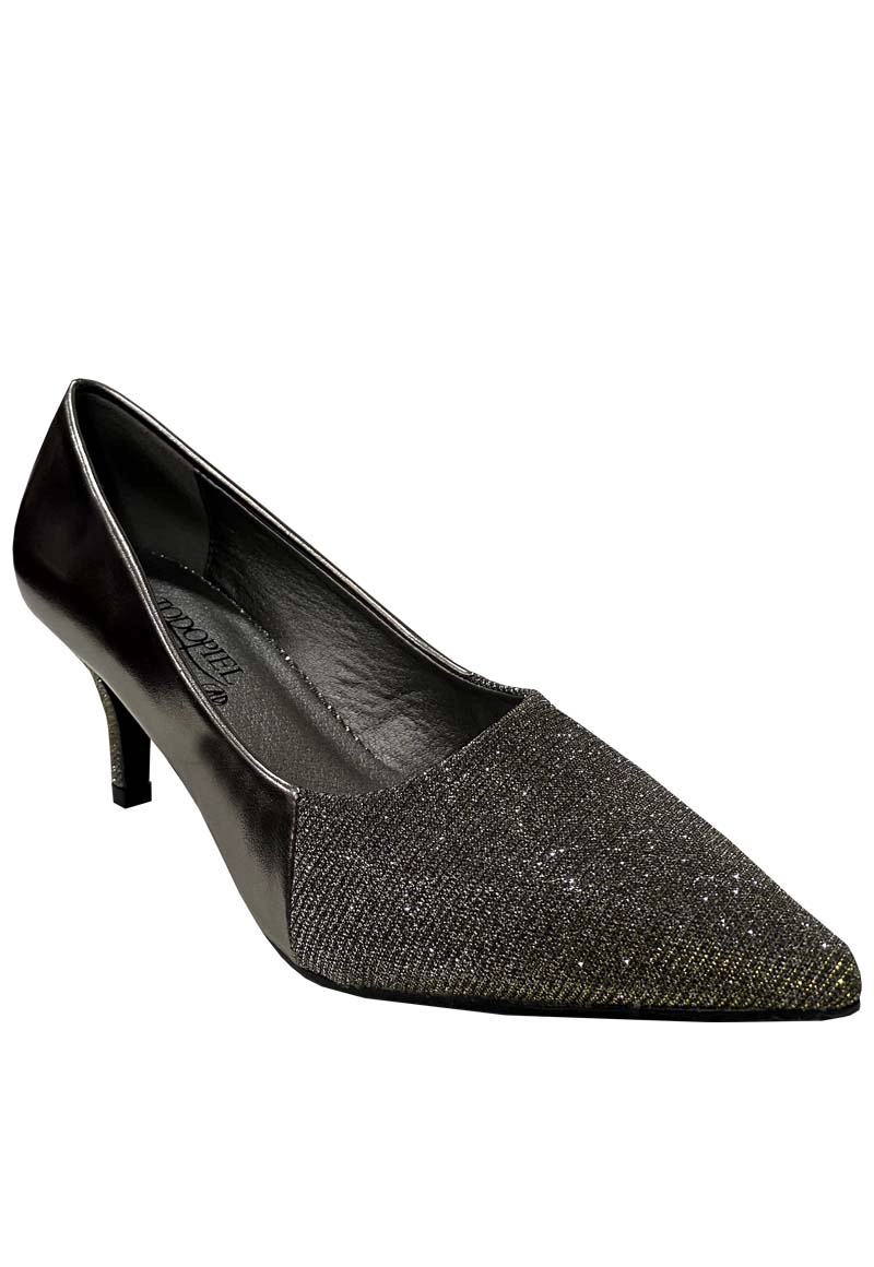 ZAPATO REINA ECOCUERO ZAU36 PLATA - 2