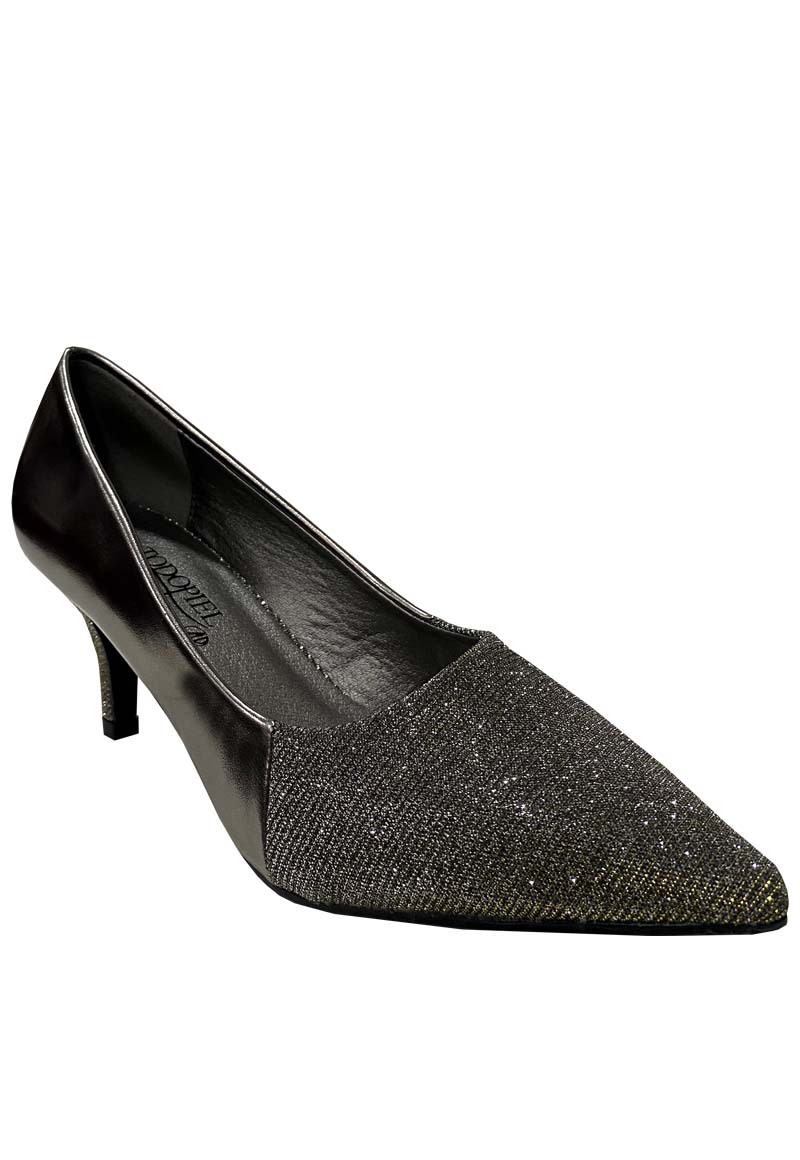 ZAPATO REINA ECOCUERO ZAU36 PLATA - 2