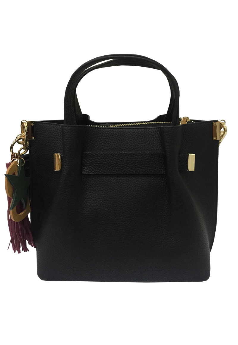 CARTERA CUERO ECOLÓGICO CRO45 NEGRO - 1