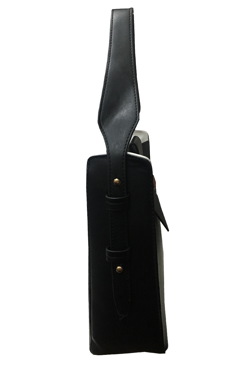 CARTERA CUERO ECOLÓGICO CRR52 NEGRO - 3