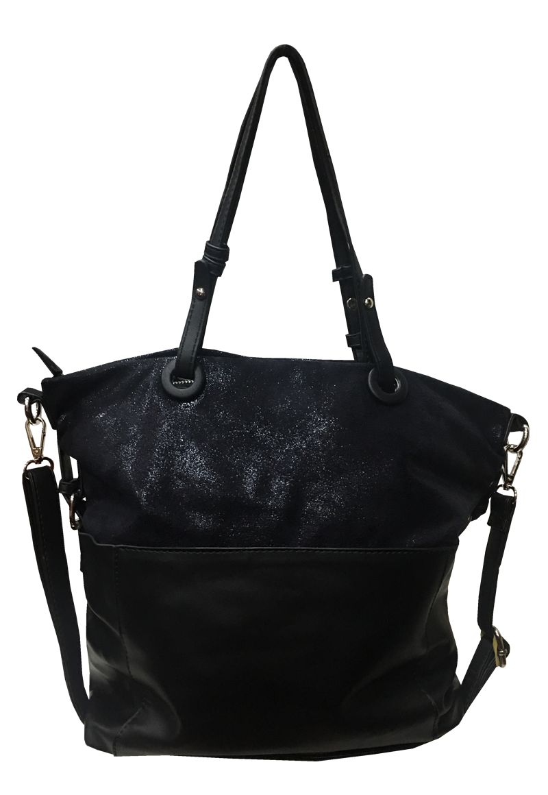 CARTERA CUERO ECOLÓGICO CRR48 NEGRO - 2