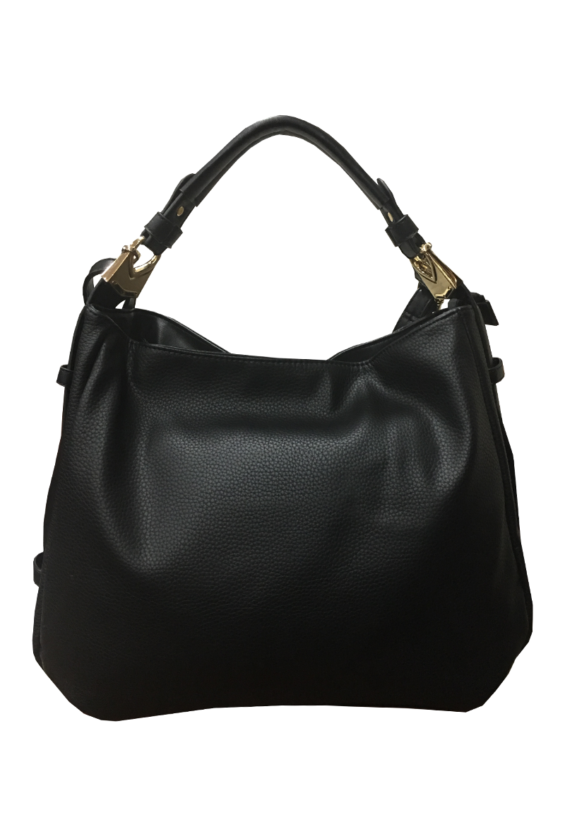 CARTERA CUERO ECOLÓGICO CRO27 NEGRO - 1