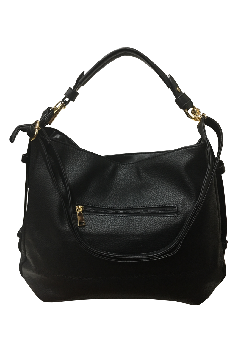 CARTERA CUERO ECOLÓGICO CRO27 NEGRO - 3