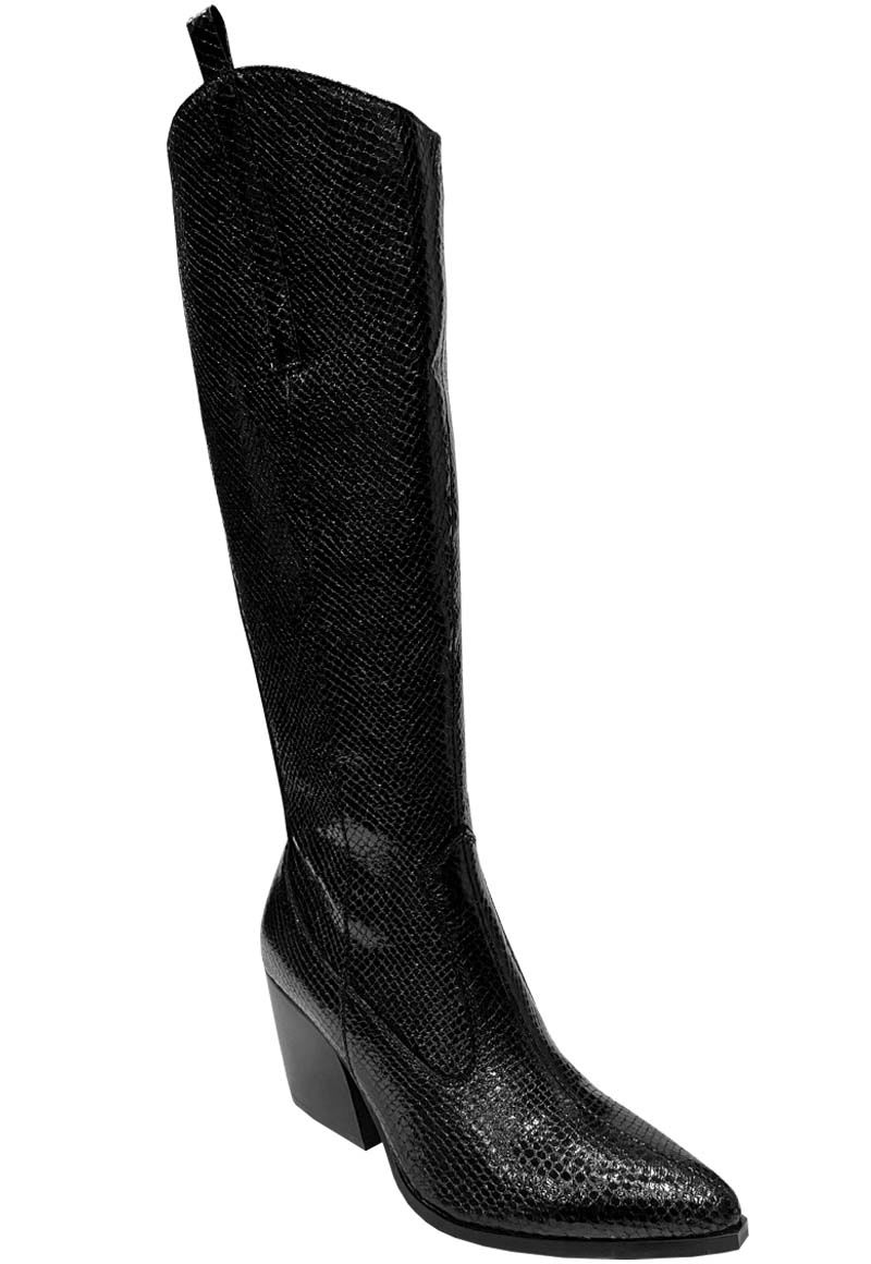 BOTAS MUJER TODOPIEL NEGRO ECOCUERO ZAZ63 - 2