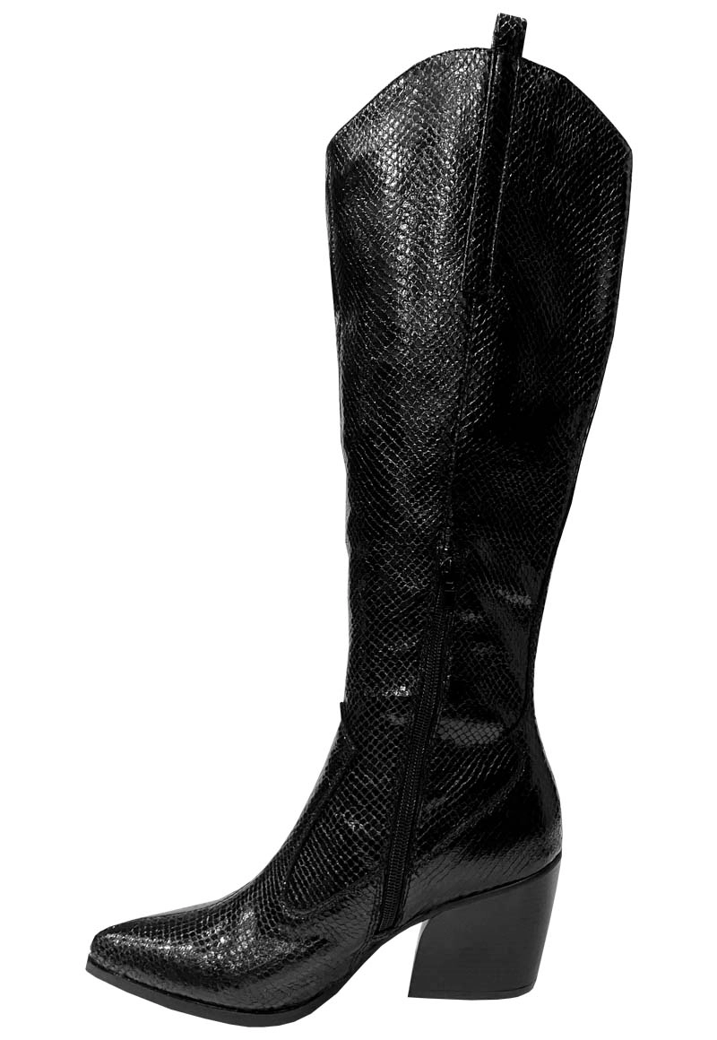 BOTAS MUJER TODOPIEL NEGRO ECOCUERO ZAZ63 - 5