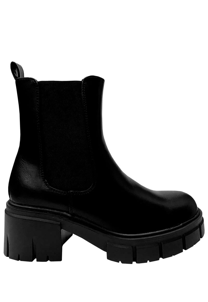BOTÍN ECOCUERO NEGRO ZAZ17 CASUAL - 1
