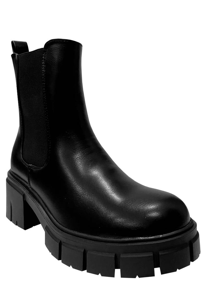 BOTÍN ECOCUERO NEGRO ZAZ17 CASUAL - 2