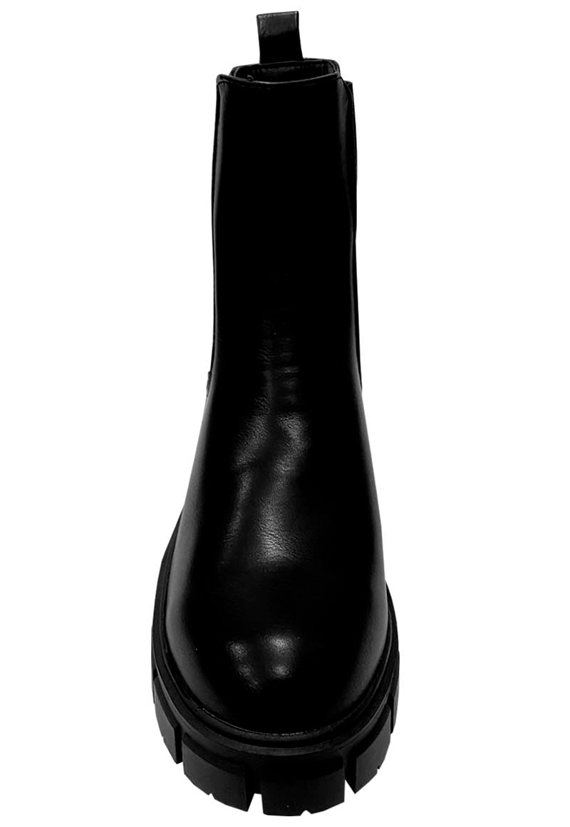 BOTÍN ECOCUERO NEGRO ZAZ17 CASUAL - 3