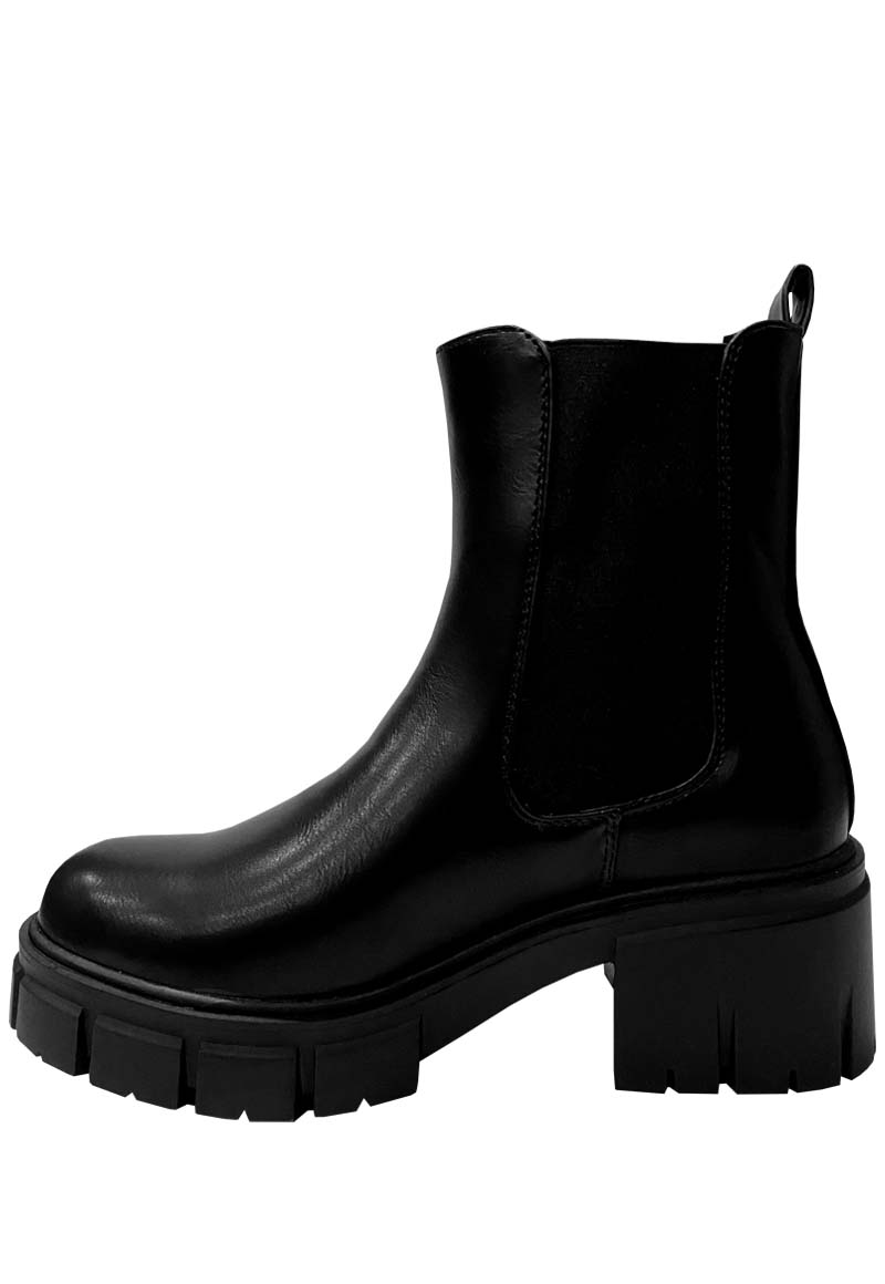 BOTÍN ECOCUERO NEGRO ZAZ17 CASUAL - 5