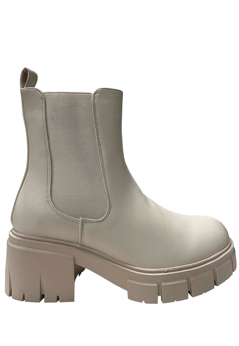 BOTÍN ECOCUERO BLANCO ZAZ17 INVIERNO CASUAL - 1
