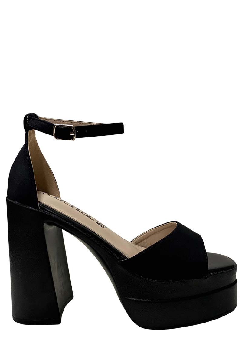 SANDALIAS MUJER TODOPIEL NEGRO ECOCUERO ZAZ64