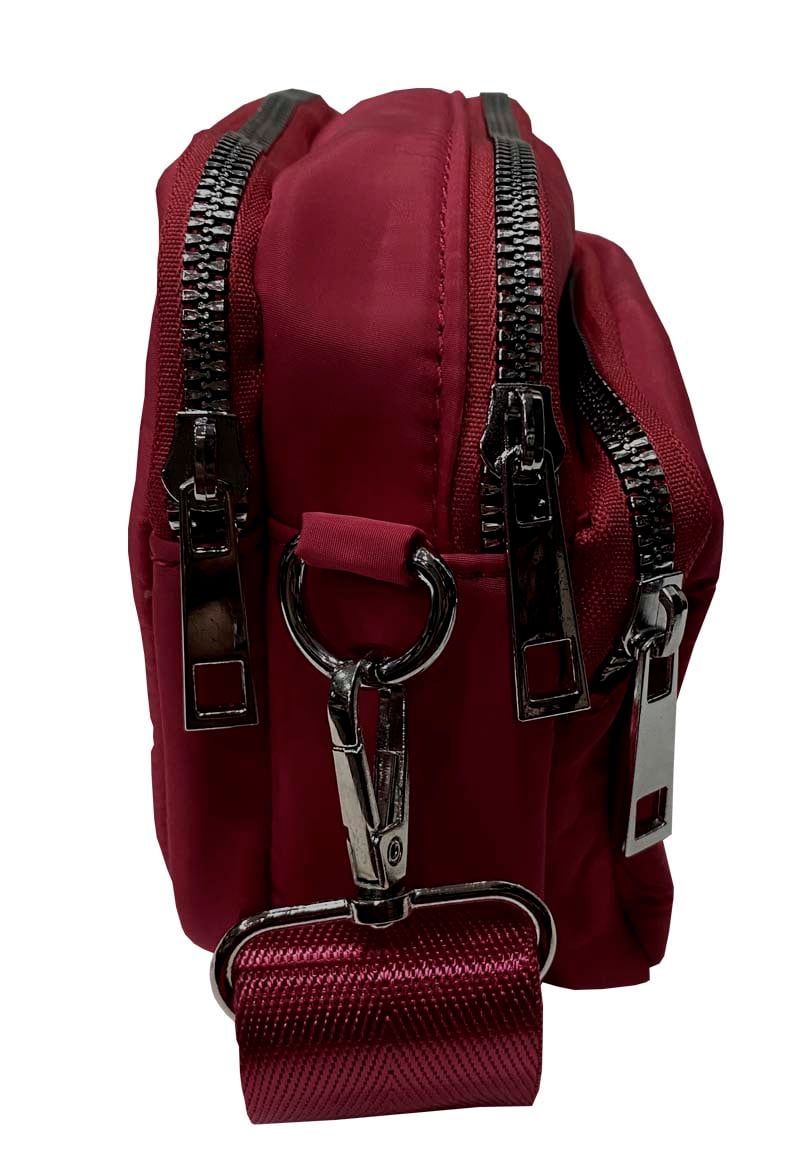 CARTERA NAYLON CRU52 ROJO - 2