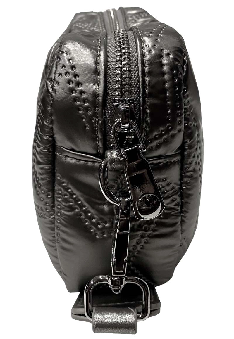 CARTERA NAYLON CRU53 PLATA - 2