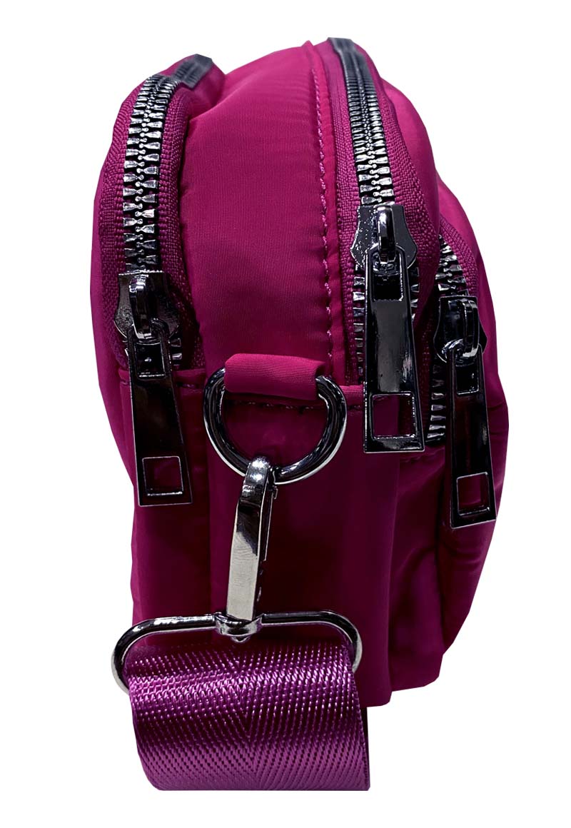CARTERA NAYLON CRU52 ROSADO - 2