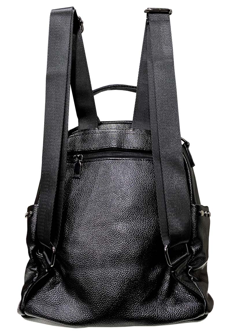 MOCHILA CUERO CRU45 NEGRO - 3