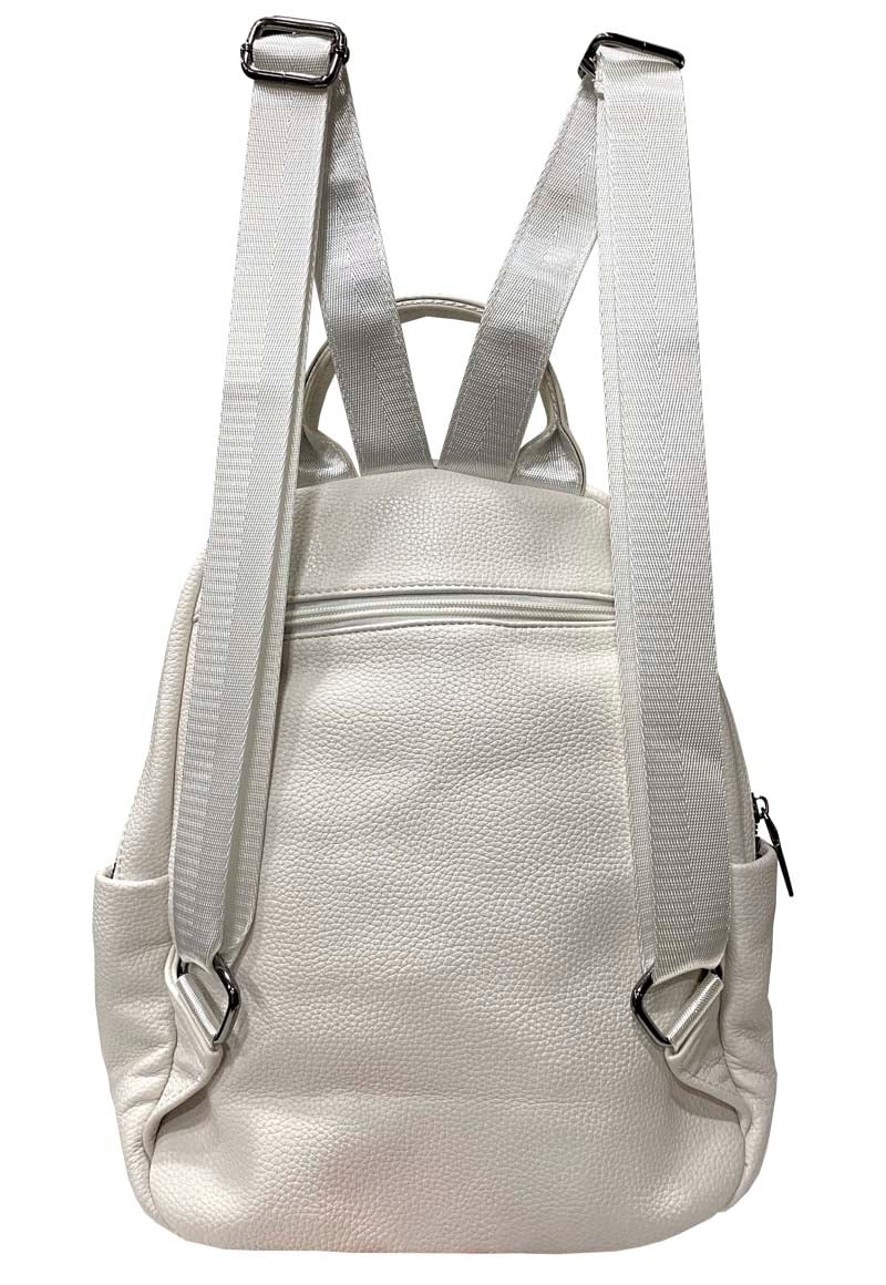 MOCHILA CUERO CRU47 BLANCO - 3