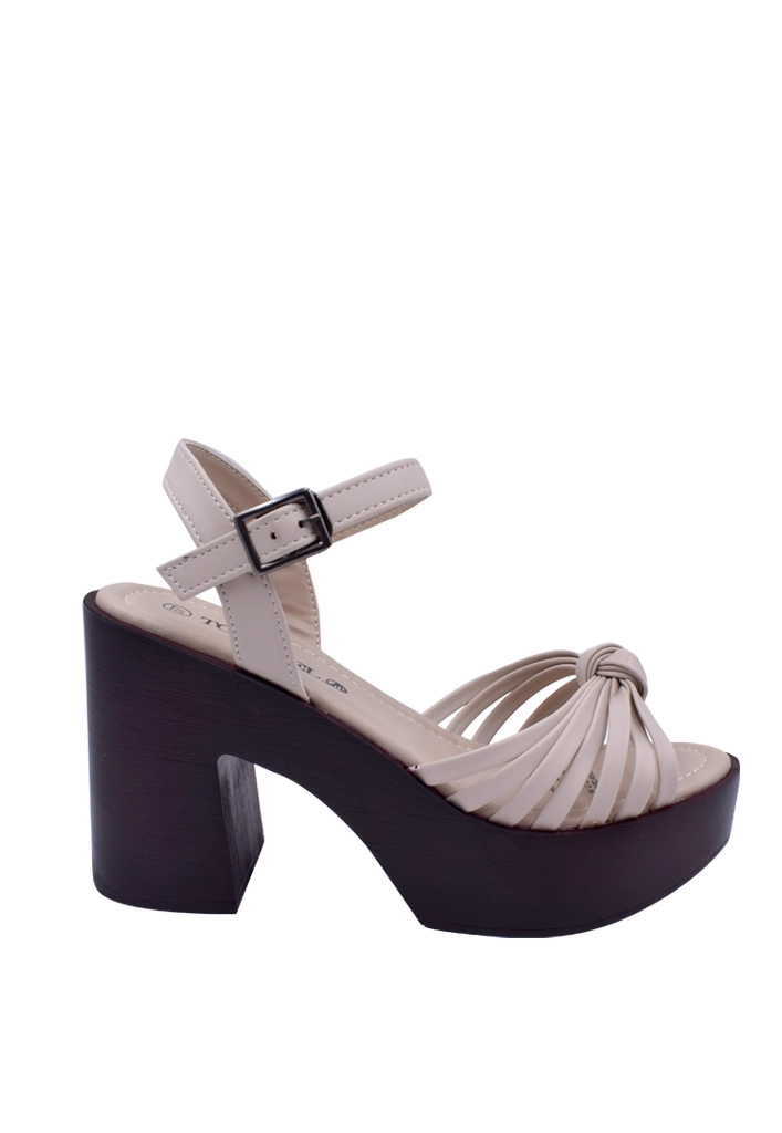 SANDALIAS MUJER TODOPIEL BEIGE ECOCUERO ZAZ74 - 1