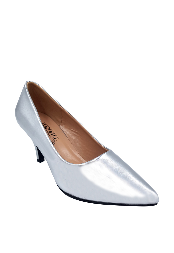 ZAPATO REINA ECOCUERO ZAW42 PLATA - 2
