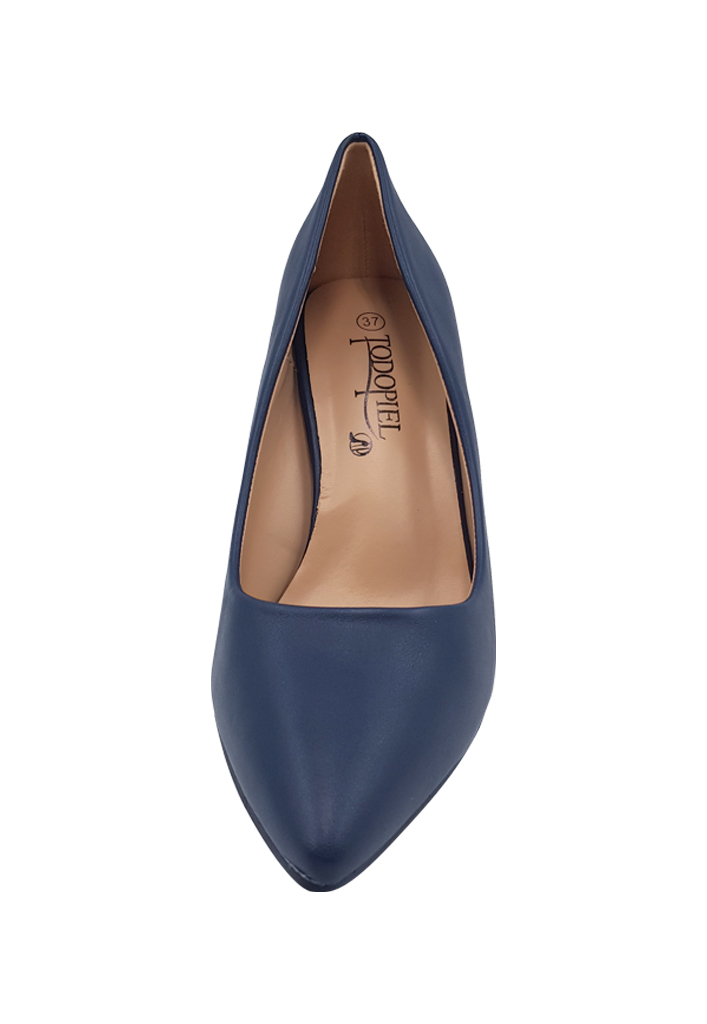 ZAPATO REINA ECOCUERO ZAR06 AZUL MARINO - 3