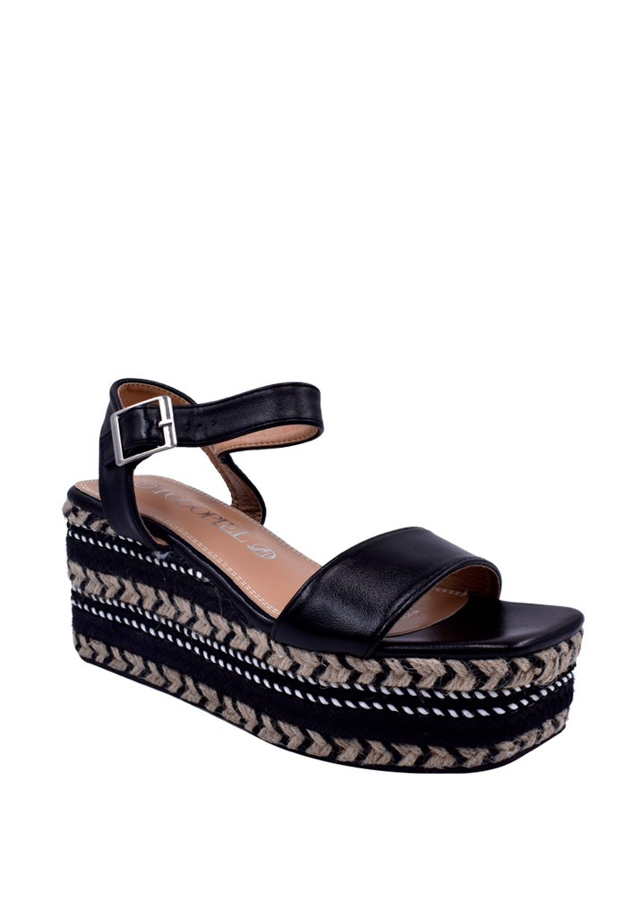 SANDALIAS MUJER TODOPIEL NEGRO ECOCUERO ZAZ85 - 2