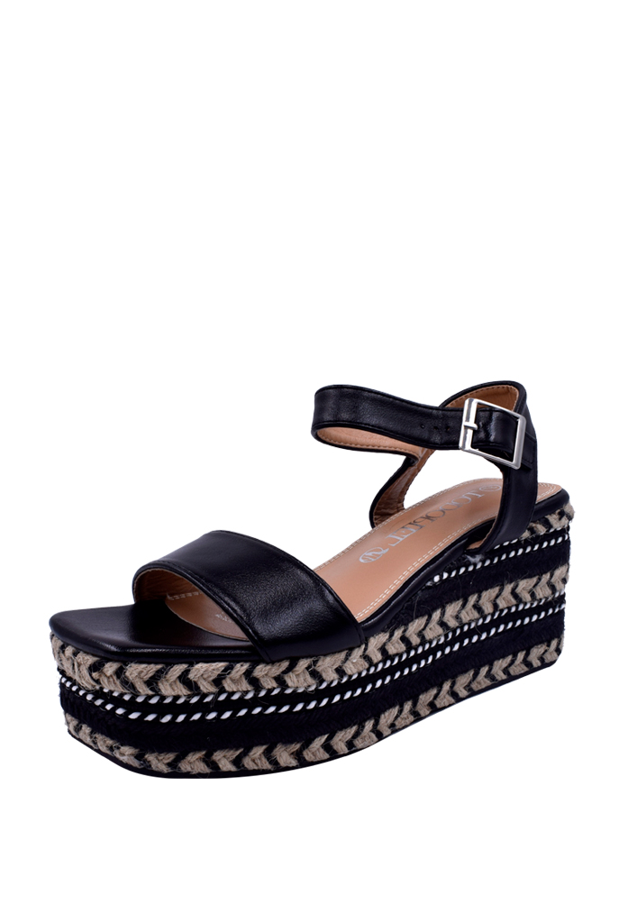 SANDALIAS MUJER TODOPIEL NEGRO ECOCUERO ZAZ85 - 4