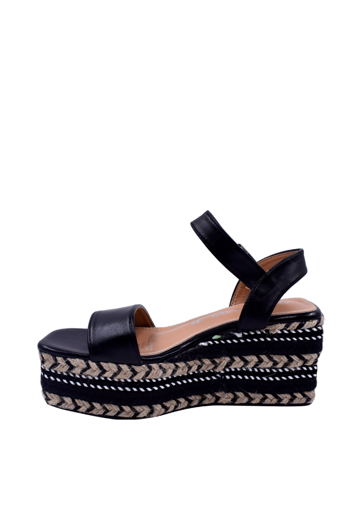 SANDALIAS MUJER TODOPIEL NEGRO ECOCUERO ZAZ85 - 5