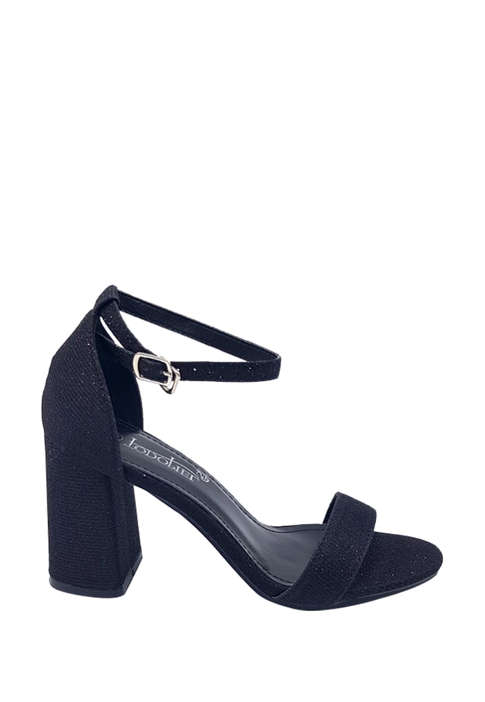 SANDALIAS MUJER TODOPIEL NEGRO TELA ZAZ75 - 1