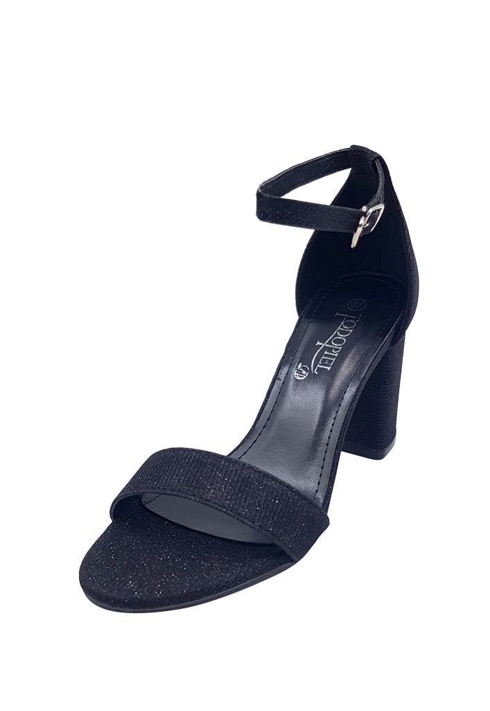 SANDALIAS MUJER TODOPIEL NEGRO TELA ZAZ75 - 4