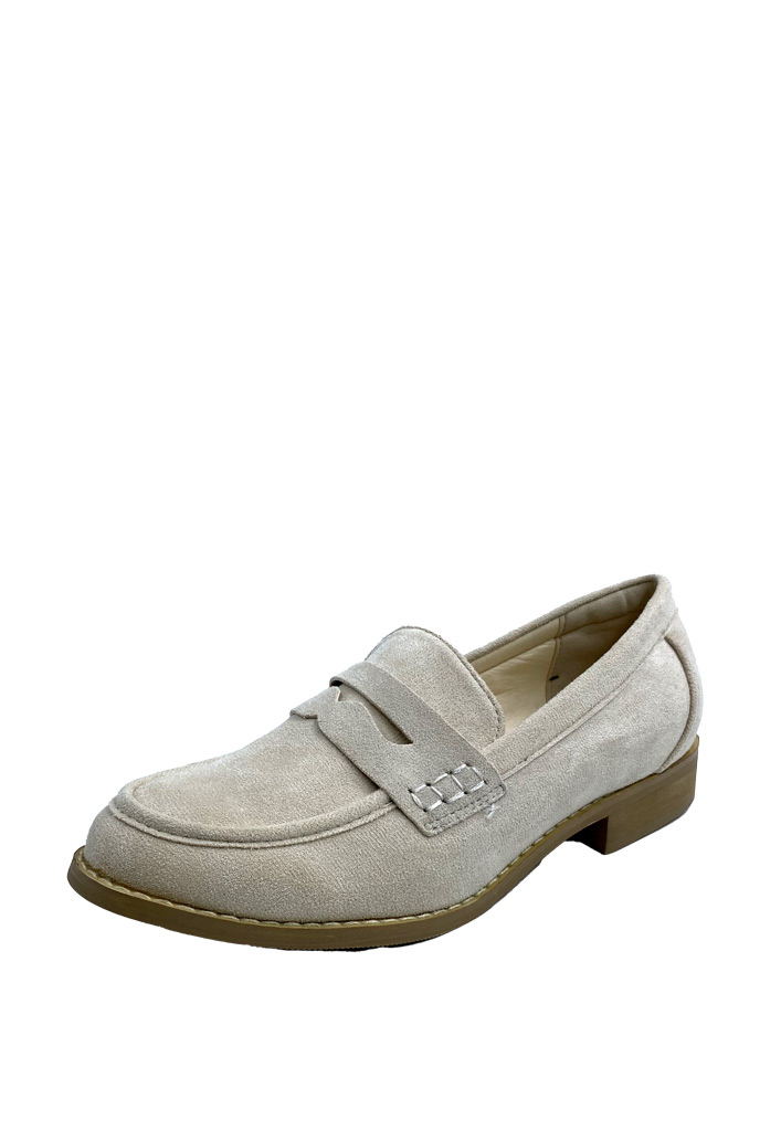 MOCASIN GAMUZA ECOLOGICA ZB008 BEIGE - 4