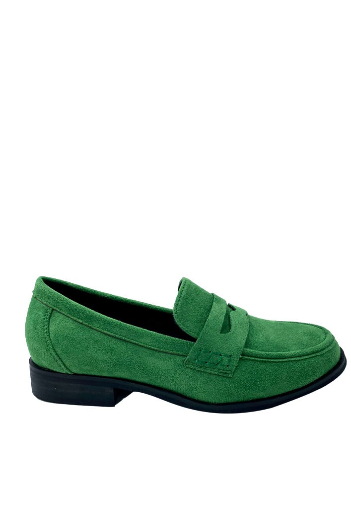 MOCASIN GAMUZA ECOLOGICA ZB008 VERDE - 1
