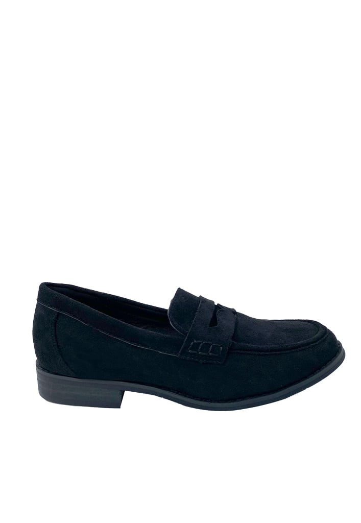 MOCASIN GAMUZA ECOLÓGICA ZB008 NEGRO - 1