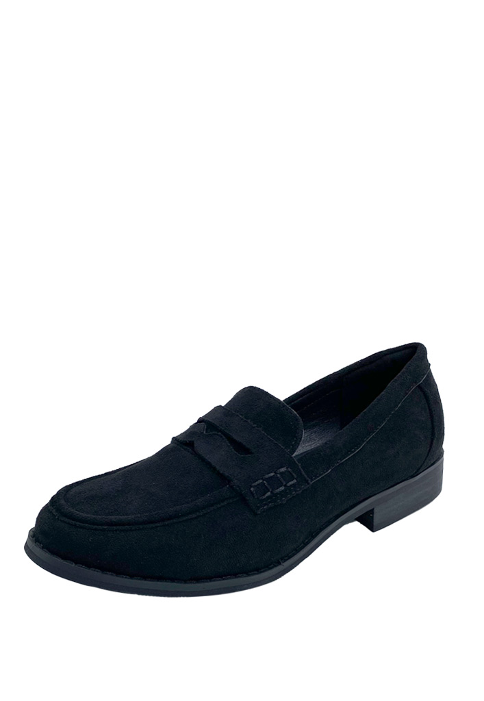 MOCASIN GAMUZA ECOLÓGICA ZB008 NEGRO - 4