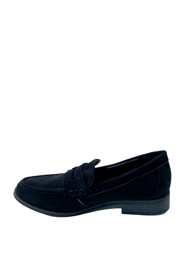 MOCASIN GAMUZA ECOLÓGICA ZB008 NEGRO - 5