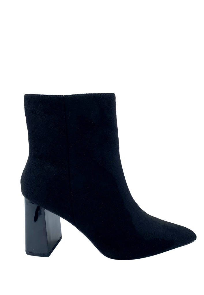 BOTIN ZAZ89 GAMUZA ECOLÓGICA NEGRO - 1