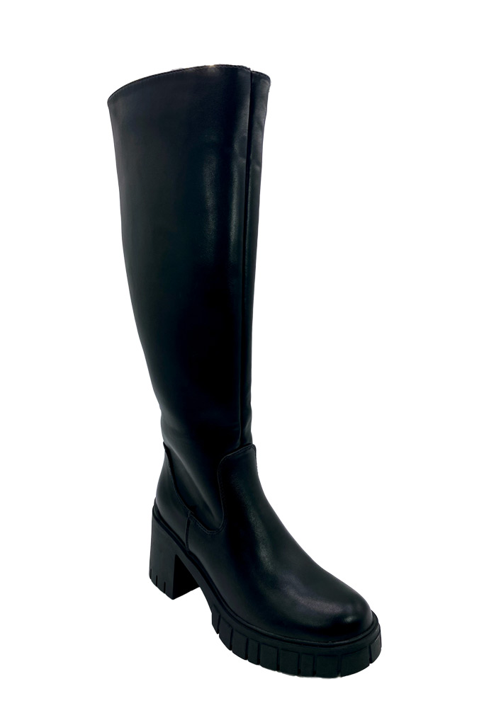 BOTAS MUJER TODOPIEL NEGRO ZB001 ECOCUERO - 2