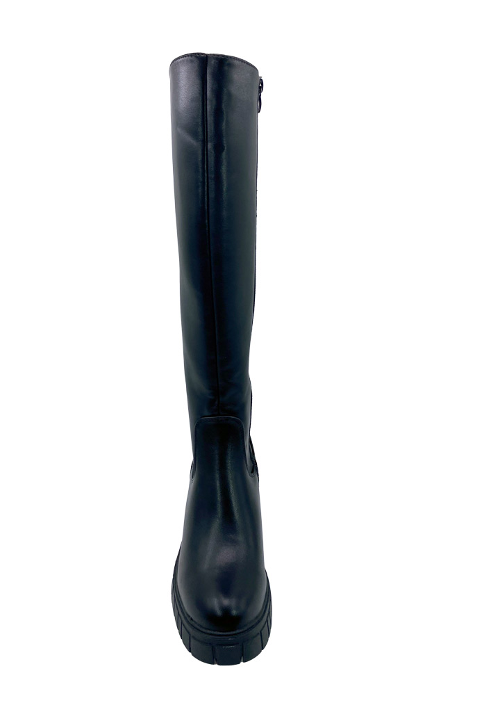 BOTAS MUJER TODOPIEL NEGRO ZB001 ECOCUERO - 3