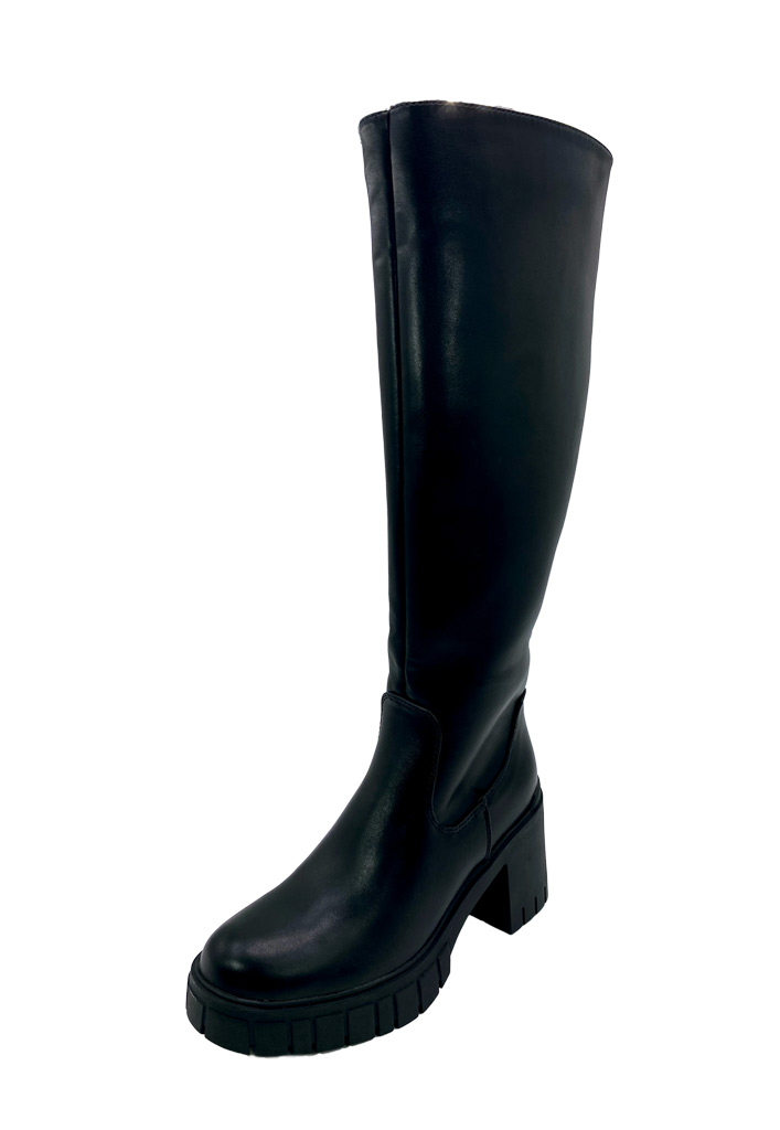 BOTAS MUJER TODOPIEL NEGRO ZB001 ECOCUERO - 4