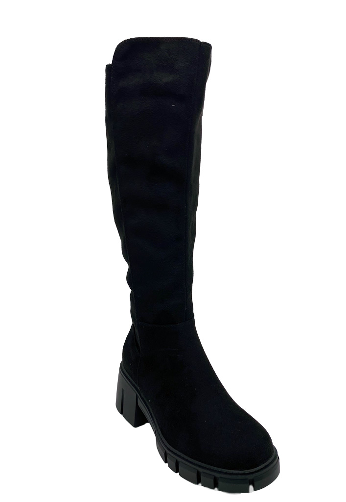 BOTAS MUJER TODOPIEL NEGRO ZB002 GAMUZA ECOLÓGICA - 2