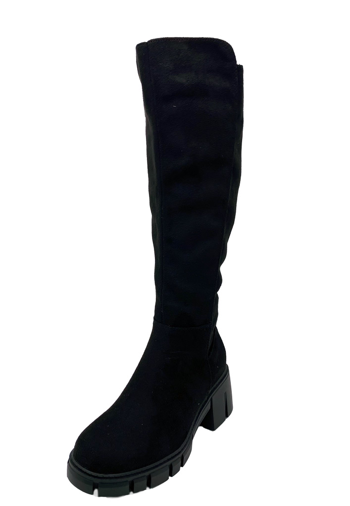 BOTAS MUJER TODOPIEL NEGRO ZB002 GAMUZA ECOLÓGICA - 4